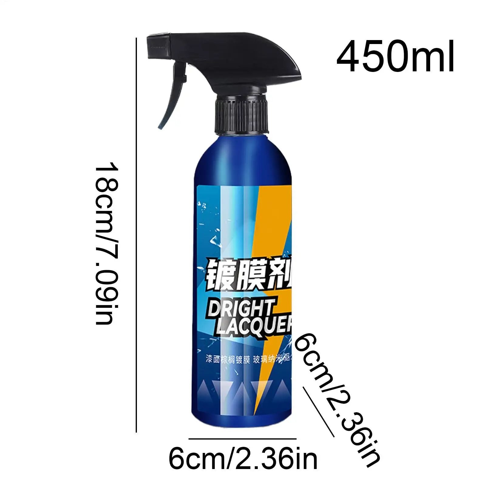 450ml Car Coating Agent – High-Gloss Protective Spray for Shine, Water Resistance & Paint Protection