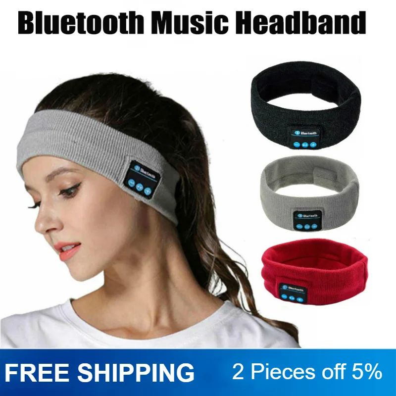 SoundSleeve™ Bluetooth V5.0 Music Headband – Sleep, Sport & Sound in One Smart Wrap!