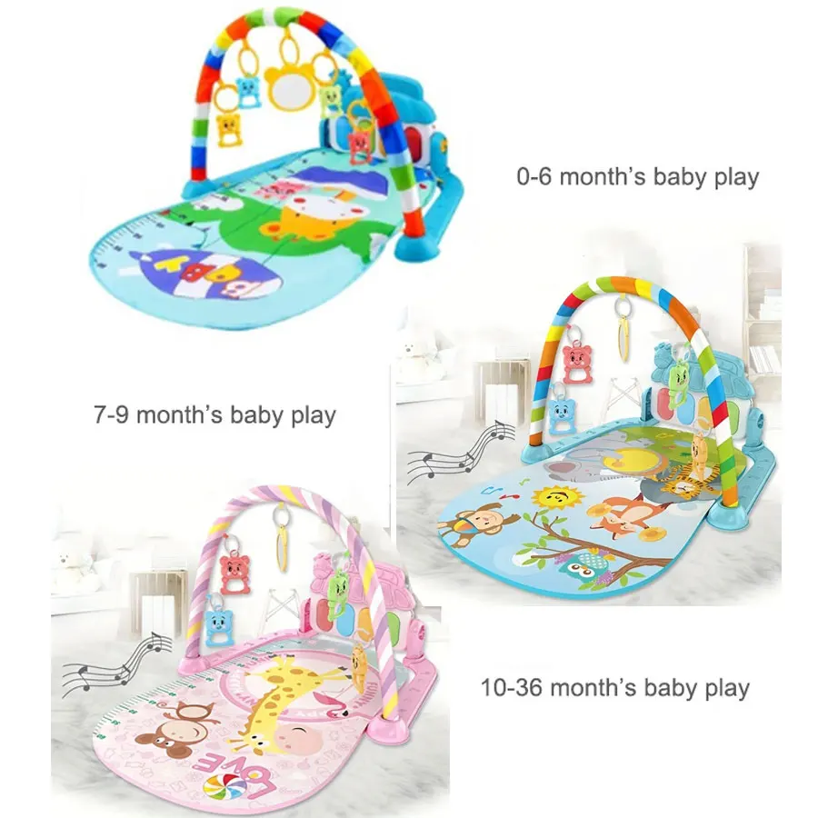 Baby Musical Play Mat – Soft, Interactive & Sensory Fun