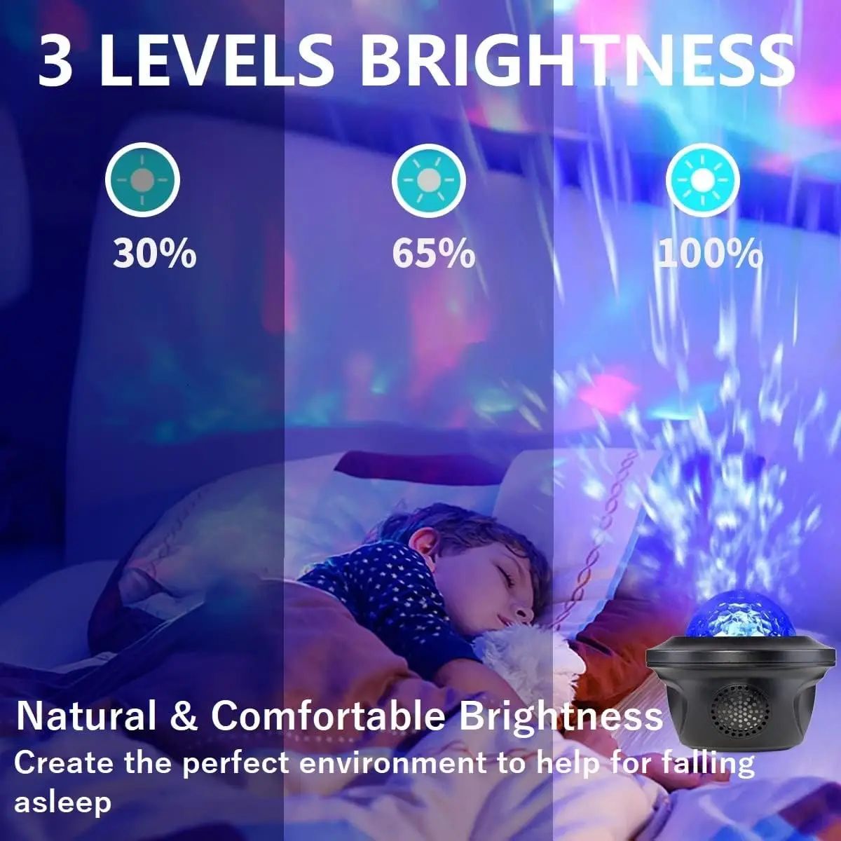 Galaxy Ocean Light Projector – Starry Sky & Underwater Night Lamp for Relaxation, Sleep & Ambience
