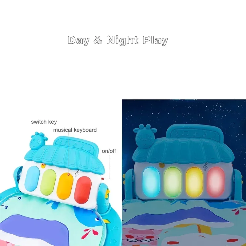 Baby Musical Play Mat – Soft, Interactive & Sensory Fun