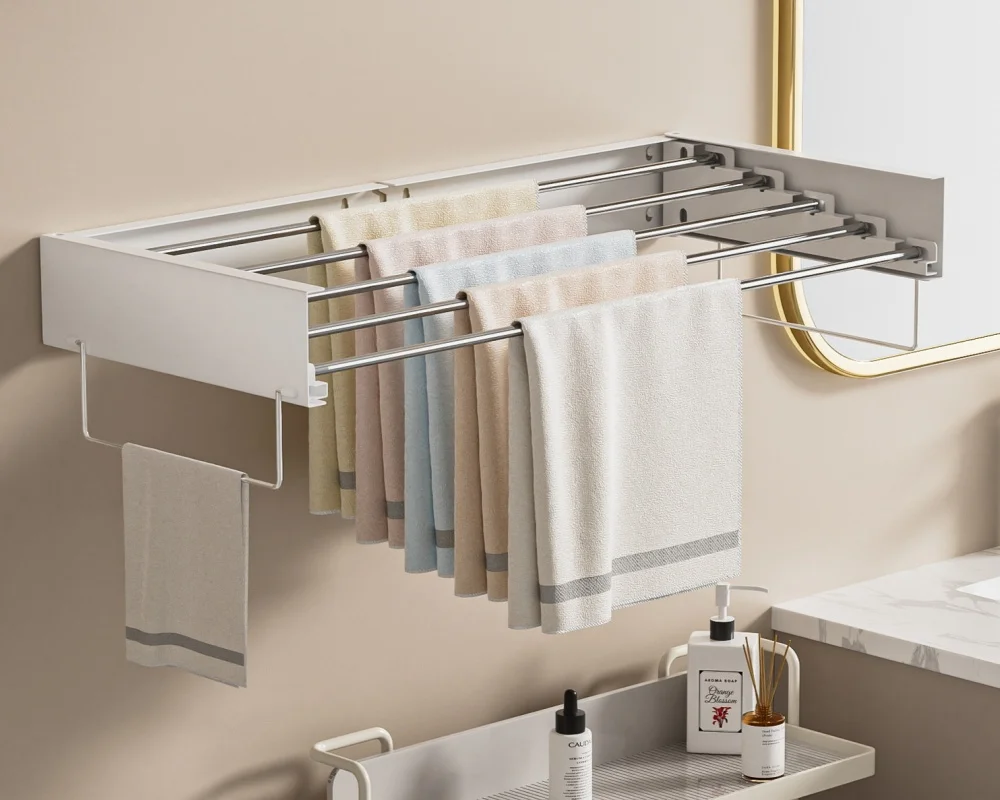 Indoor Folding Clothes Hanger – Space-Saving Drying & Storage Rack