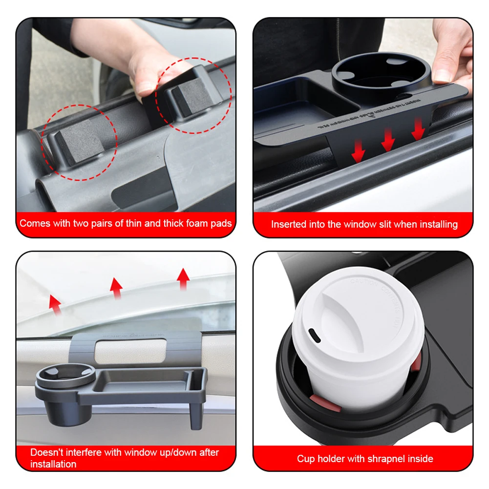 4-in-1 Car Cup Organizer – Expand Storage & Declutter Your Drive