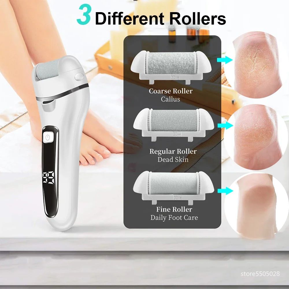 Electric Callus Remover – Smooth Feet in Minutes with Pedicure Foot File