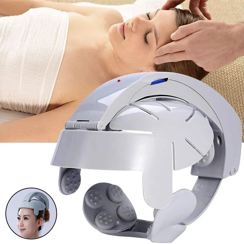 Electric Head Massager – 12-Claw Vibration Scalp Relaxer for Stress Relief