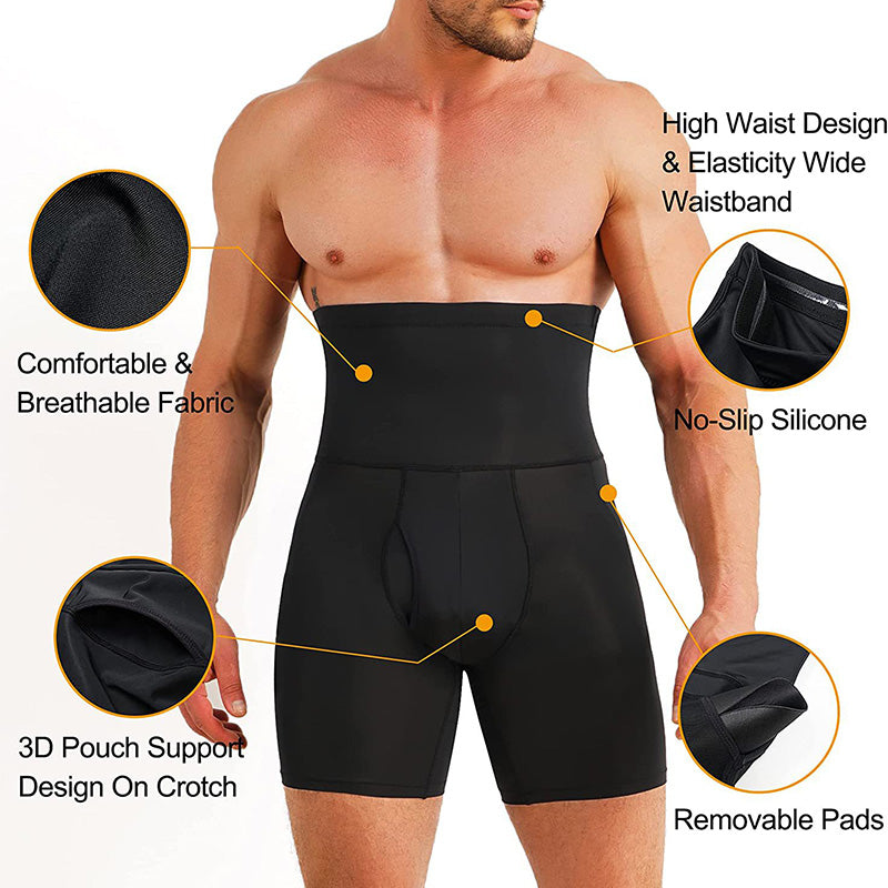 Men's High-Waisted Butt Lifter Shapewear
