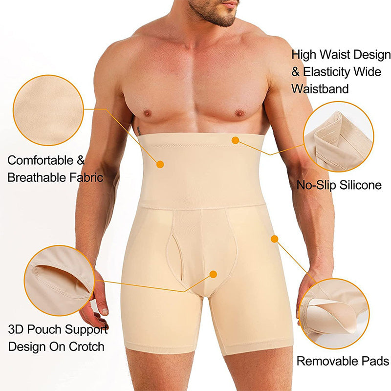 Men's High-Waisted Butt Lifter Shapewear