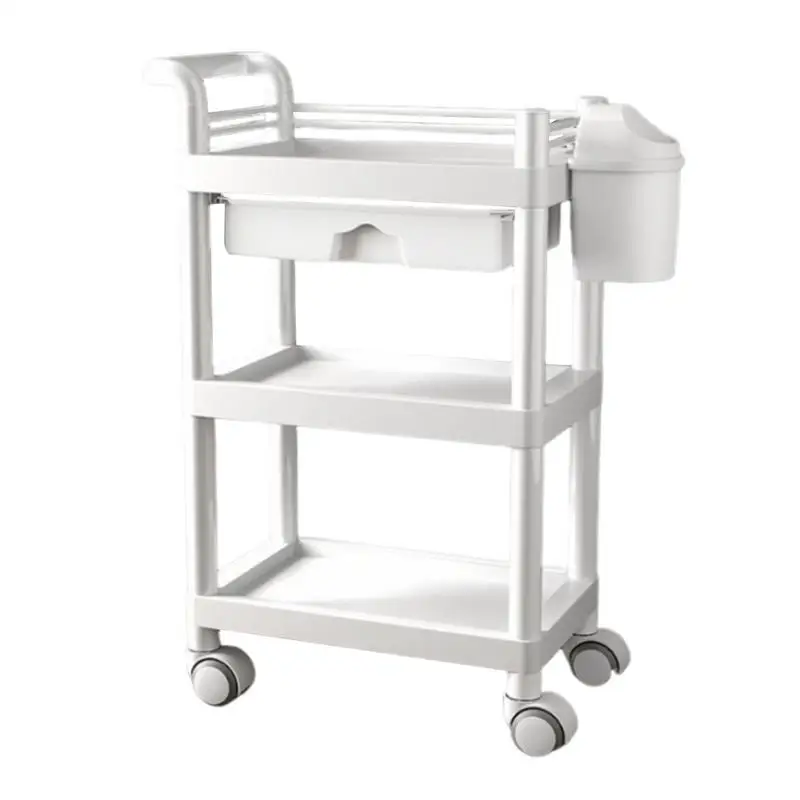 3-Tier Rolling Storage Trolley – Mobile Organizer for Home & Office