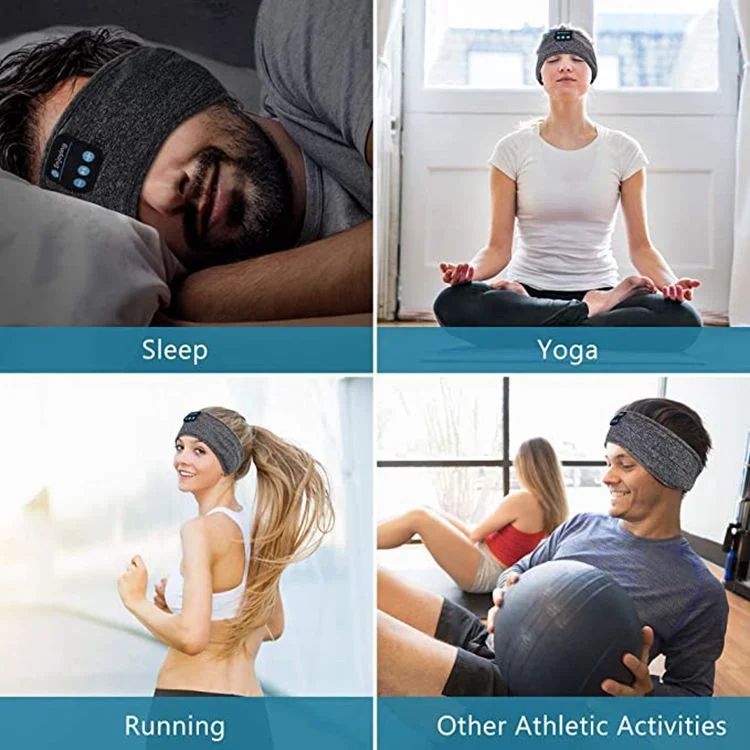 SoundSleeve™ Bluetooth V5.0 Music Headband – Sleep, Sport & Sound in One Smart Wrap!