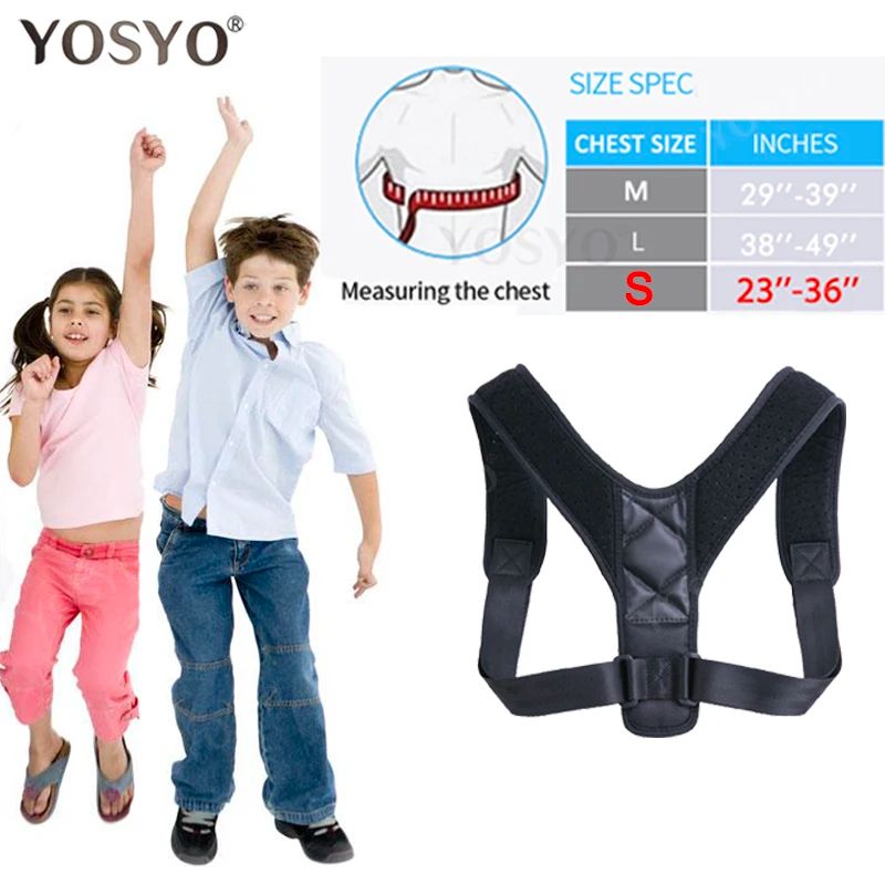 Posture Corrector Therapy Shoulder Belt – Back & Spine Support Brace for Pain Relief & Alignment