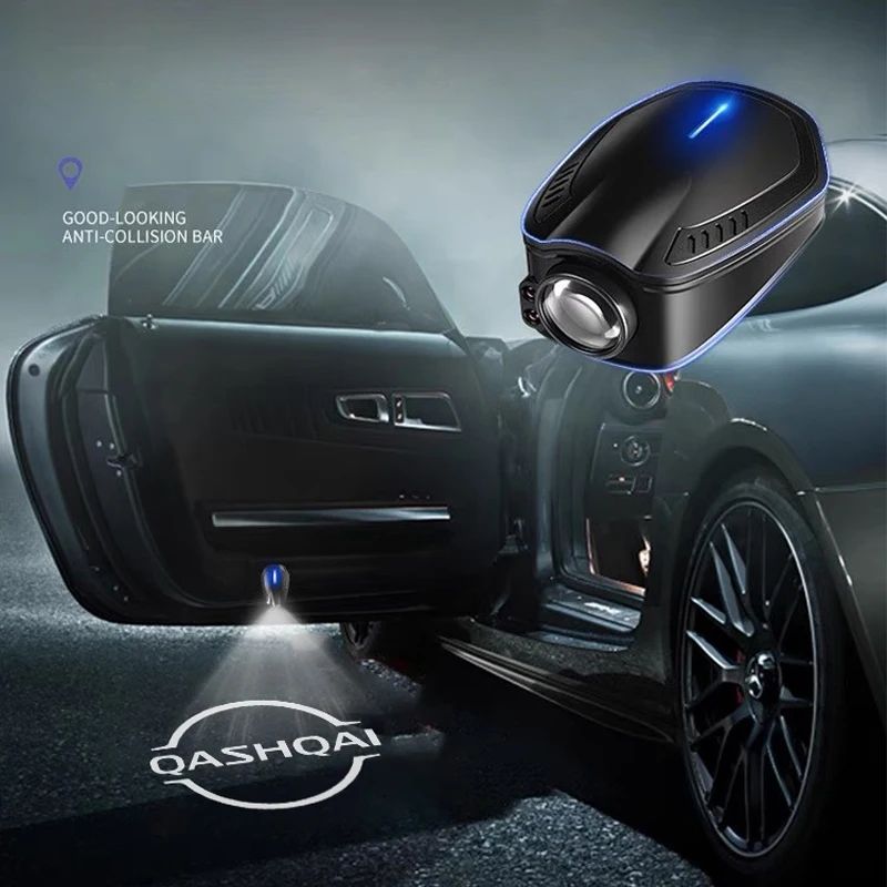 Car HD Rechargeable Wireless Welcome Light – Stylish Door Projection for a Luxurious Entry