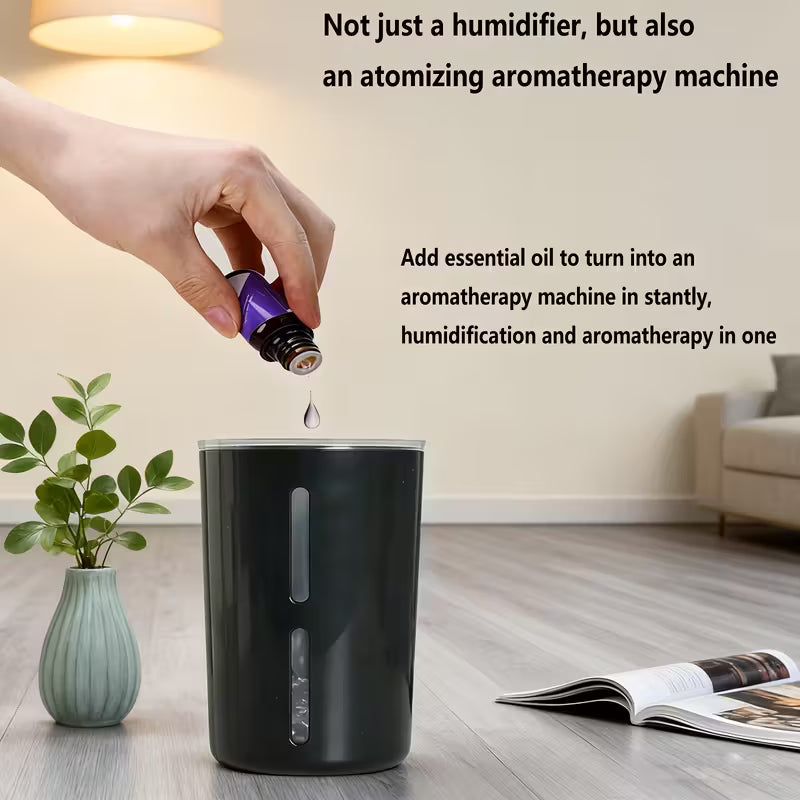 Smart Dual Mist Car Diffuser – Luxury LED Aroma Freshener (USB Rechargeable) ✅