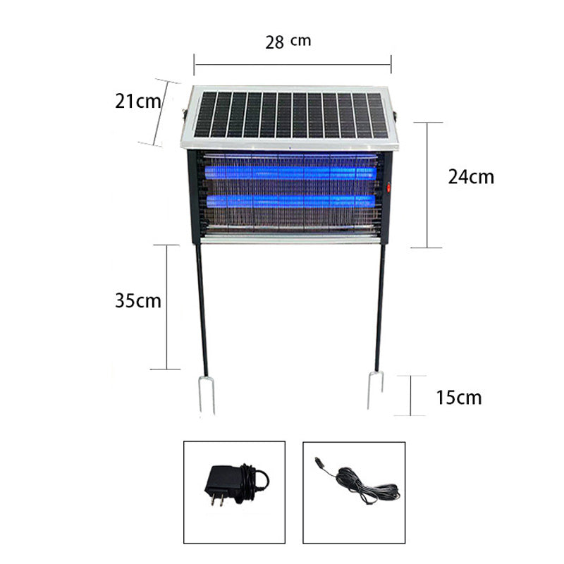 3500V High Powered Solar Bug Zapper for Indoor & Outdoor